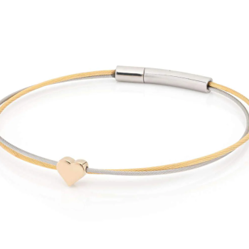 CLIC, Thinking of You edelstalen armband met Hartje - 23326
