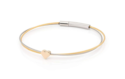 CLIC, Thinking of You edelstalen armband met Hartje - 23326