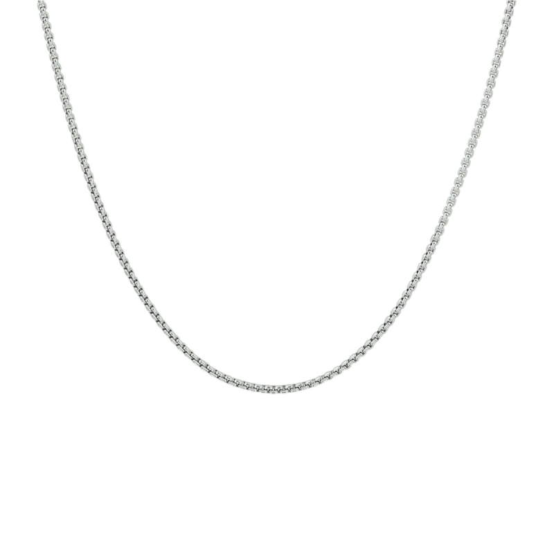 Collier, zilver venetiaans bol 2,0mm. (lengte: 45cm.) - 23334