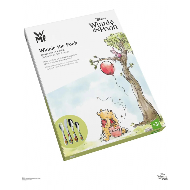 WMF Kinderbestek,  Winnie The Pooh 4 delig - 23336