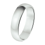 Amorio Ring, model A301 (breedte 5mm.)  GLADDE RING (maat 19) - 23349