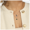 My Bendel Collier met hanger, edelstaal verguld met Lapis Lazuli (lengte: 42-47cm.) - 23364 My Bendel Collier met hanger, edelstaal verguld met Lapis Lazuli (lengte: 42-47cm.) - 23364