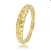 My Bendel Ring, edelstaal verguld. vlechtmotief (maat 19). - 23366 My Bendel Ring, edelstaal verguld. vlechtmotief (maat 19). - 23366