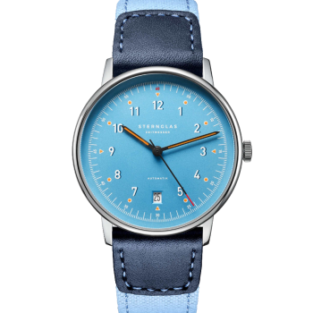 Sternglas Lumatik S02-LM17-NY05, Nylon Light Blue - Herenhorloge. - 23386