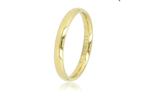 My Bendel Ring, edelstaal 14 krt.verguld - 23402