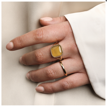 My Bendel Ring, edelstaal verguld - 23402 My Bendel Ring, edelstaal verguld - 23402