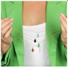 My Bendel Collier met hanger, edelstaal verguld met Blue Howlite (lengte: 42-47cm.) - 23405 My Bendel Collier met hanger, edelstaal verguld met Blue Howlite (lengte: 42-47cm.) - 23405