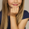 Armband, zilver gerhodineerd hartjes (13-16cm.) - 23423