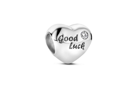 Rosa di Luca Bead, model 664.006 hart Good Luck zirkonia - 23483