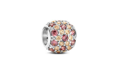 Rosa di Luca Bead, model 664.007 zirkonia/champagne toermalijn - 23484