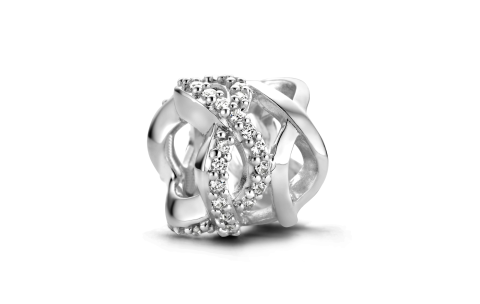 Rosa di Luca Bead, model 664.010 Infinity zirkonia - 23486