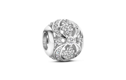 Rosa di Luca Bead, model 664.025 wit zirkonia - 23502