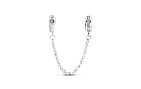 Rosa di Luca Bead, model 669.050 veiligheidsstopper zirkonia (schuift niet) - 23533