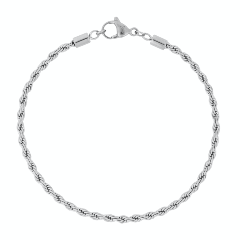 AZE Jewels Armband, model  AZ-BM009-A Rope 3mm. - 23557