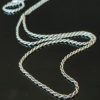 TAJ AMSTERDAM Zilveren Ketting Stelvio rope 2,5mm. (lengte:65cm) - 23565