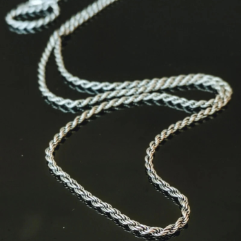 TAJ AMSTERDAM Zilveren Ketting Stelvio rope 2,5mm. (lengte:65cm) - 23565