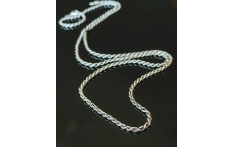 TAJ AMSTERDAM Zilveren Ketting Stelvio rope 2,5mm. (lengte:65cm) - 23565