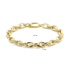 Armband, 14krt.goud (Lengte: 19cm.) - 23587