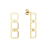 Jackie Oorhangers, 14krt.goud "Laguna Studs" - 23606