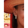 Jackie Oorhangers, 14krt.goud "Laguna Studs" - 23606
