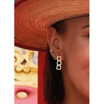 Jackie Oorhangers, 14krt.goud "Laguna Studs" - 23606 Jackie Oorhangers, 14krt.goud "Laguna Studs" - 23606