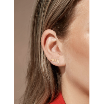 Jackie Oorknoppen, 14krt.goud "Carnavale Studs" - 23607 Jackie Oorknoppen, 14krt.goud "Carnavale Studs" - 23607