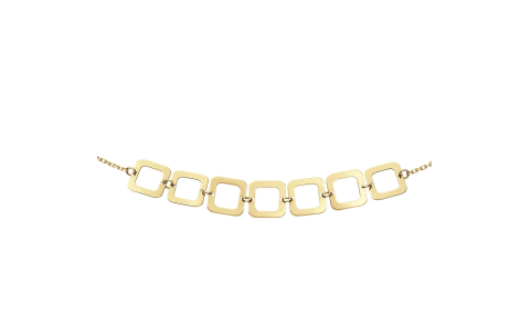 Jackie Collier, 14krt.goud "Laguna Necklace" (lengte: 40-45cm.) - 23608