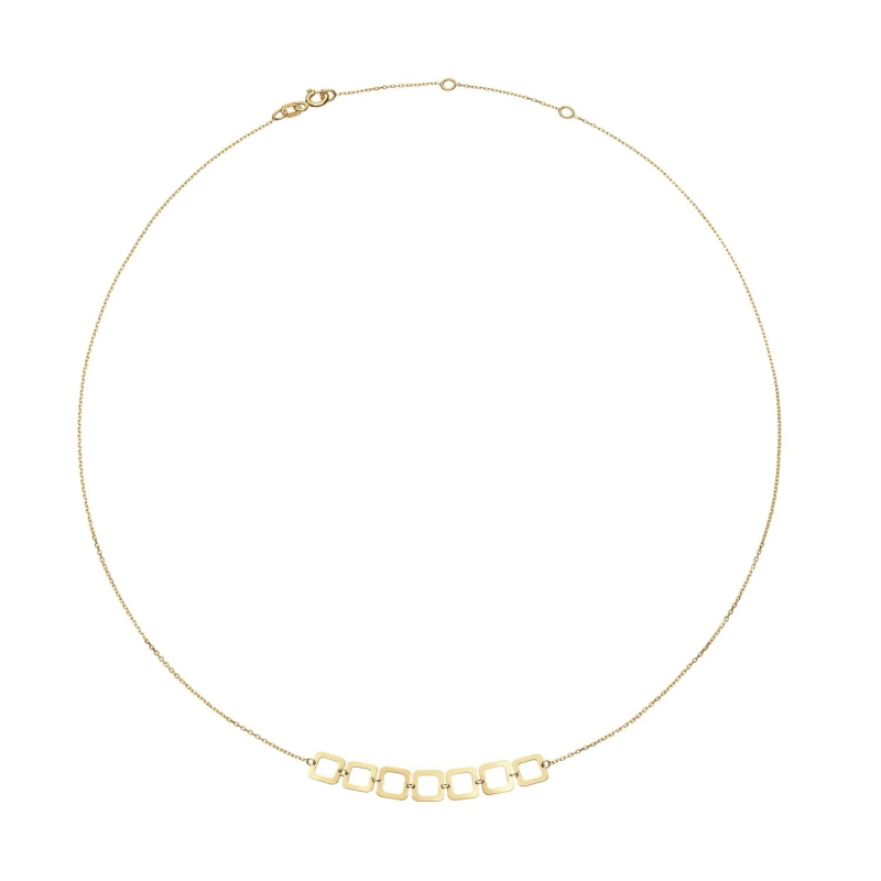 Jackie Collier, 14krt.goud "Laguna Necklace" (lengte: 40-45cm.) - 23608 Jackie Collier, 14krt.goud "Laguna Necklace" (lengte: 40-45cm.) - 23608