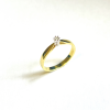 Eclat Ring, 14krt.goud met 0.03ct. diamant (maat 17,5) - 23619
