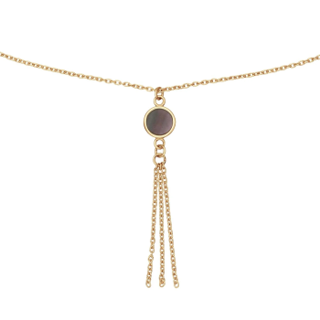 Jackie Collier, 14krt.goud "Giardino Segreto Necklace" (lengte: 40-45mm.) - 23648