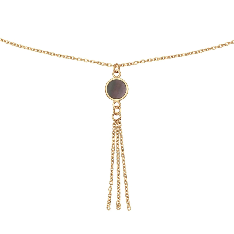 Jackie Collier, 14krt.goud "Giardino Segreto Necklace" (lengte: 40-45mm.) - 23648