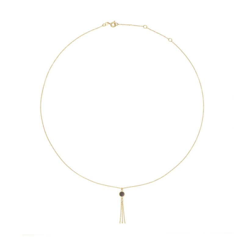 Jackie Collier, 14krt.goud "Giardino Segreto Necklace" (lengte: 40-45mm.) - 23648