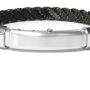 Borsari Gioielli heren armband, BR-CORDA61 Zwart - 23717