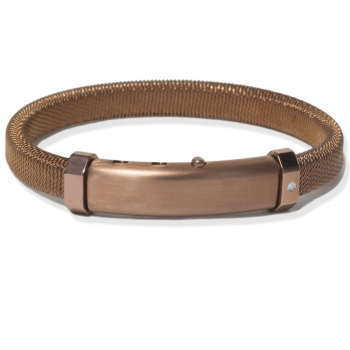 Borsari Gioielli heren armband, BRSTAU16 Bruin - 23720