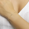 Armband, 14krt.goud (lengte: 17-19cm.) - 23722