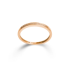 Ring, 14krt.rose-goud met diamant totaal 0,04ct.(maat 54) - 23734