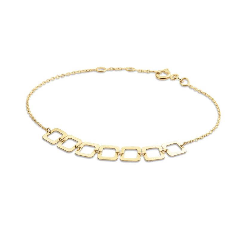 Jackie Armband, 14krt.goud "Laguna Bracelet" (lengte: 16-18mm.) - 23744 Jackie Armband, 14krt.goud "Laguna Bracelet" (lengte: 16-18mm.) - 23744