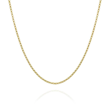 Jorge Revilla Collier, zilver verguld jasseron (lengte: 40cm.) - 23778 Jorge Revilla Collier, zilver verguld jasseron (lengte: 40cm.) - 23778