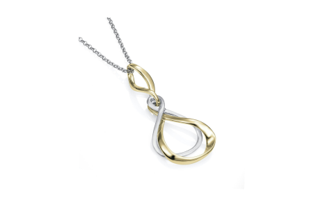 Jorge Revilla Hanger, zilver/18krt.verguld Venice Collection excl.collier (lengte: 40mm.) - 23784