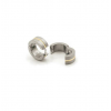 Boccia Oorringen, titanium/bicolour model 0503-03 (12x6mm.) - 23803 Boccia Oorringen, titanium/bicolour model 0503-03 (12x6mm.) - 23803