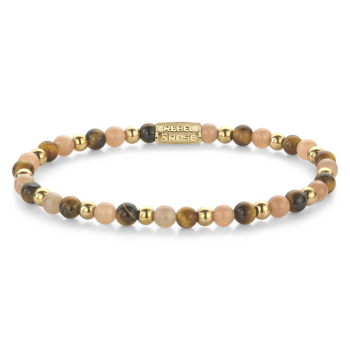 Rebel and Rose Armband Sunset Beach - 18 ct yellow gold ionplated 4mm (16,5cm) - 23837 Rebel and Rose Armband Sunset Beach - 18 ct yellow gold ionplated 4mm (16,5cm) - 23837