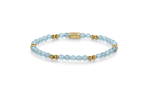 Rebel and Rose Armband Blue Sky 4mm (16,5cm) - 23841