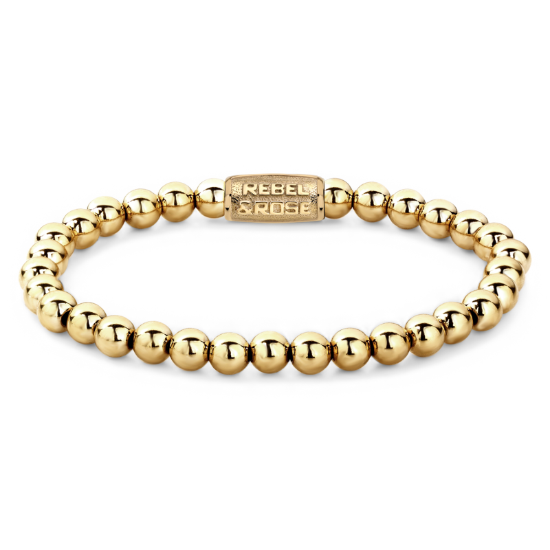 Rebel and Rose Armband Yellow Gold Only 6mm (16,5cm) - 23862 Rebel and Rose Armband Yellow Gold Only 6mm (16,5cm) - 23862