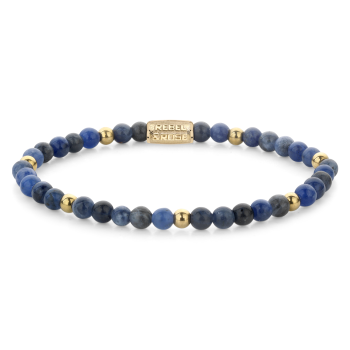 Rebel and Rose Armband Midnight Blue - 18 ct yellow gold ionplated 4mm (16,5cm) - 23866 Rebel and Rose Armband Midnight Blue - 18 ct yellow gold ionplated 4mm (16,5cm) - 23866