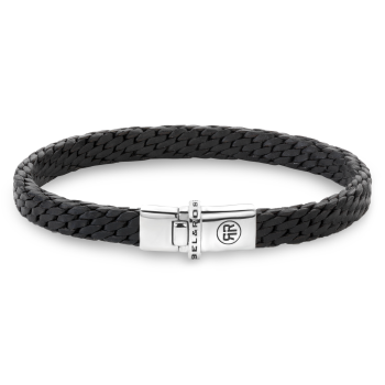 Rebel and Rose Armband Woven Small Patina Black (19cm) - 23891 Rebel and Rose Armband Woven Small Patina Black (19cm) - 23891