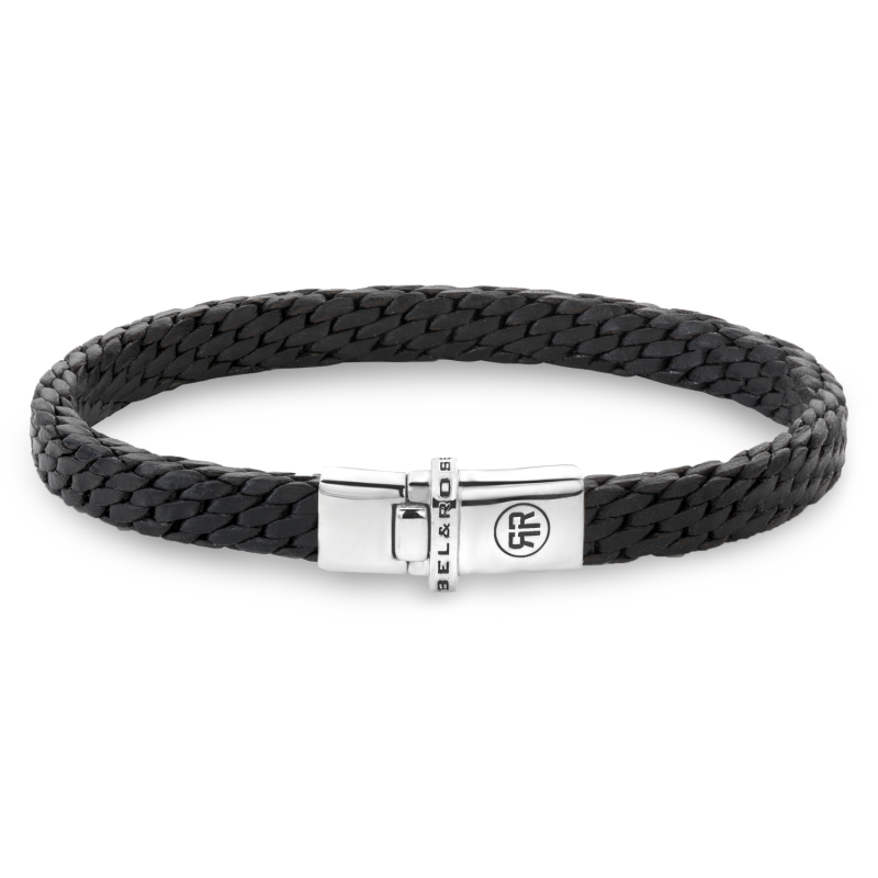 Rebel and Rose Armband Woven Small Patina Black (19cm) - 23891 Rebel and Rose Armband Woven Small Patina Black (19cm) - 23891