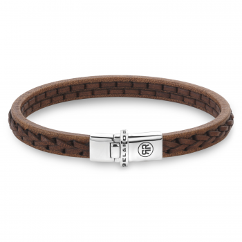 Rebel and Rose Armband Single Stranded Cognac (16,5cm) - 23892 Rebel and Rose Armband Single Stranded Cognac (16,5cm) - 23892