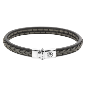 Rebel and Rose Armband Single Stranded Black Grey (19cm) - 23895 Rebel and Rose Armband Single Stranded Black Grey (19cm) - 23895