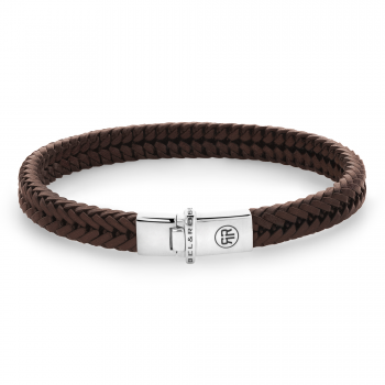 Rebel and Rose Armband Small Braided Apollo Cognac (17,5cm) - 23901 Rebel and Rose Armband Small Braided Apollo Cognac (17,5cm) - 23901