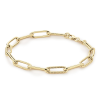Jackie Armband, 14krt.goud Tres Chic Boxlink  (lengte: 18,5cm.) - 23913